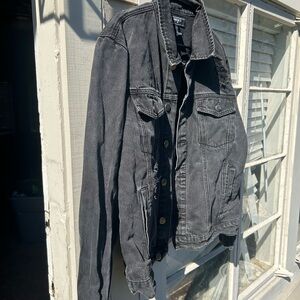 Forever 21 Charcoal Denim Jacket